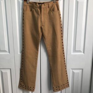 Vintage Jungal Grommet Detail Pants Size 6